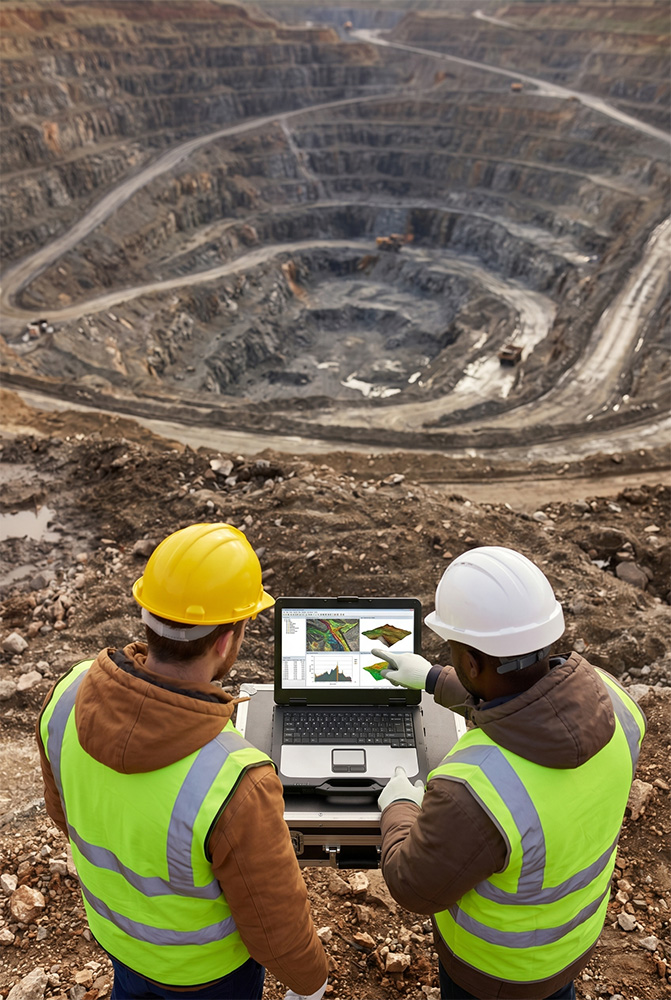 Modern Mine Control Room